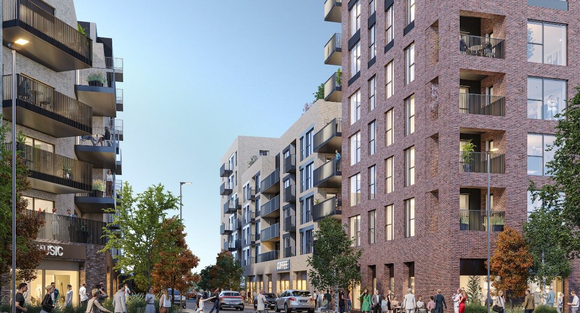 O'Devaney Gardens, Dublin 7 — Stonewool Cavity Wall Insulation, Rigid Brick Cavity Wall Insulation, Soffit Insulation