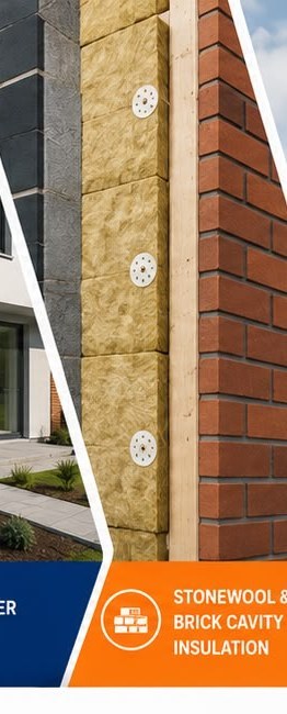 Rigid Brick Cavity Wall Insulation installation example